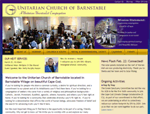 Tablet Screenshot of barnstableuu.org